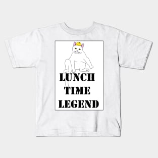 Lunch time Legend Kids T-Shirt